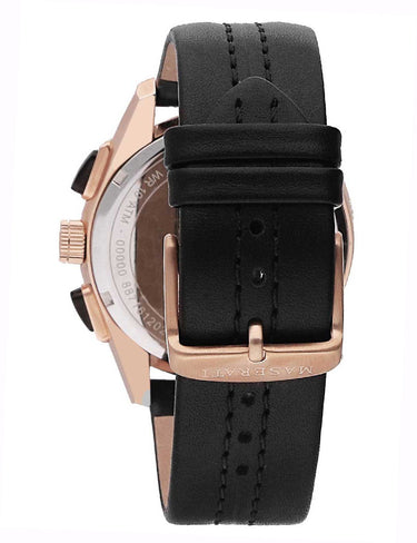 Maserati Herren Armbanduhr TRAGUARDO 45 mm Armband Leder R8871612025